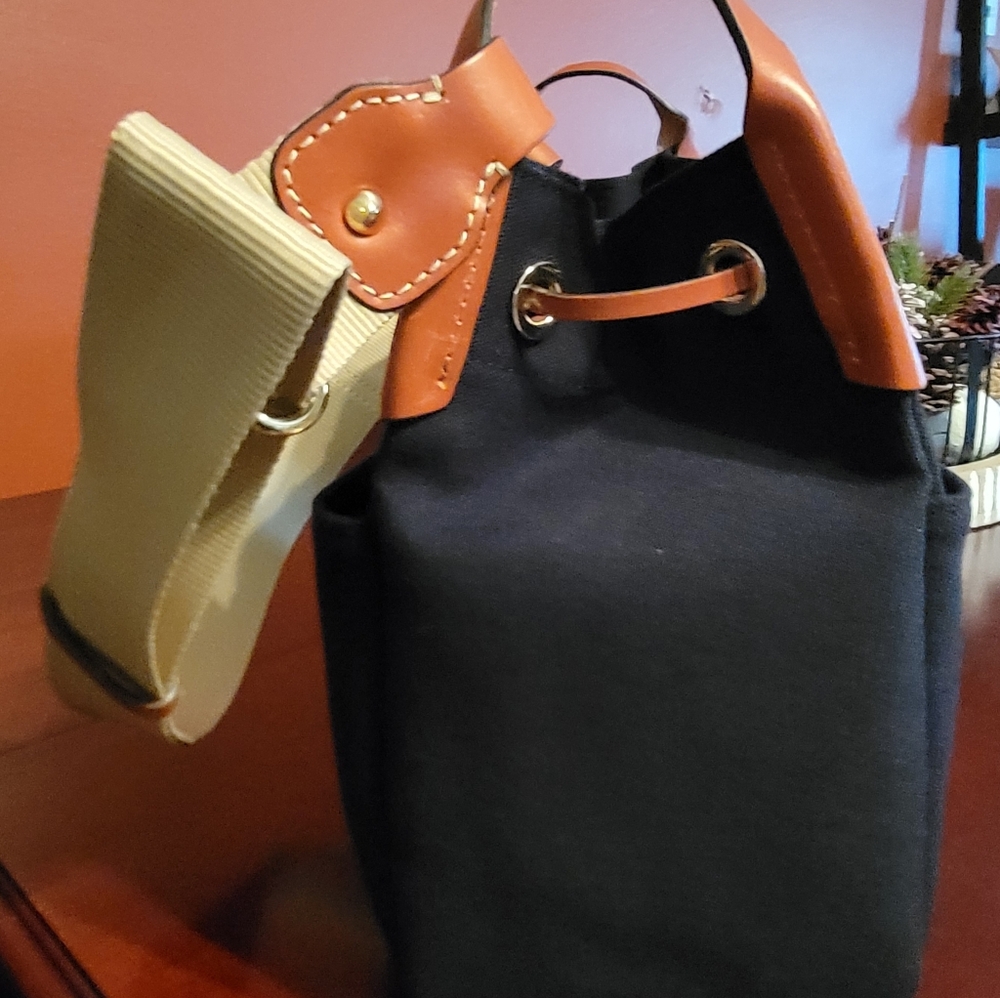Dooney & Bourke Canvas Drawstring 25 Bag - Picture 4 of 9